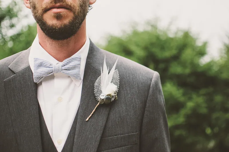Costume de mariage gris clair, M · Very good