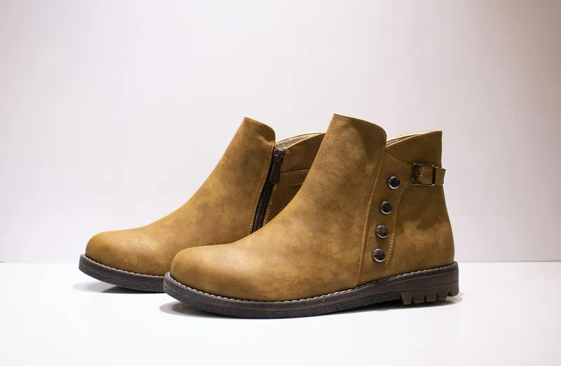 Bottines en daim camel, 38 · حالة جيدة