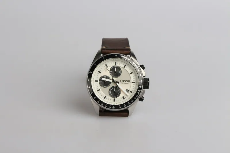 Montre chronographe cadran blanc, Very good