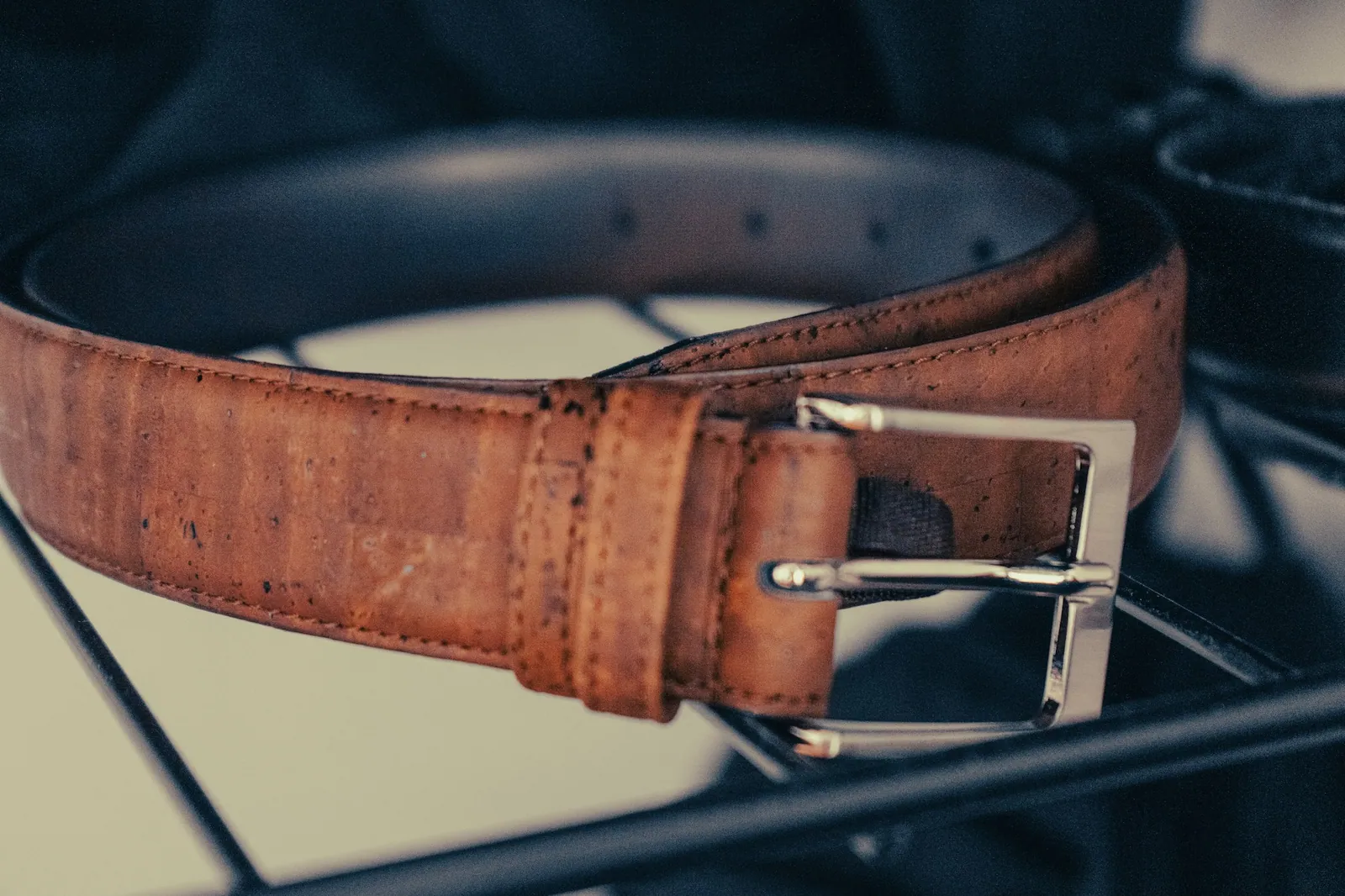 Ceinture en cuir marron