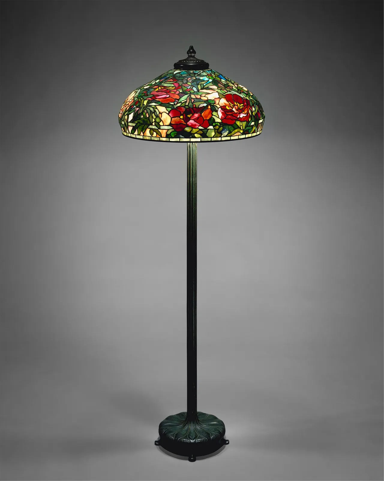 Lampadaire vintage en laiton
