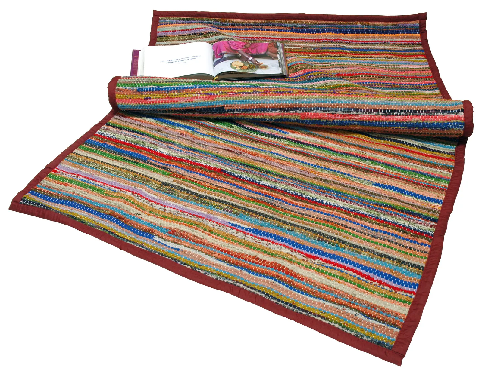 Tapis boucherouite coloré 100 × 160