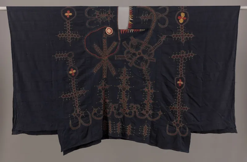 Daraa en bazin bleu ciel, 145 cm · Very good