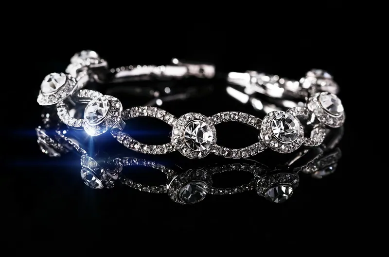 Diadème de mariée en strass, حالة جيدة جدا